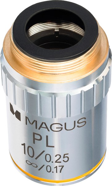 Объектив для микроскопа Magus MP10 10x/0.25 Plan/0.17 / 85238 - фото