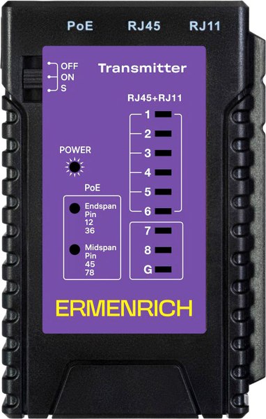 Кабельный тестер Ermenrich NetGeeks NP10 / 85300 - фото