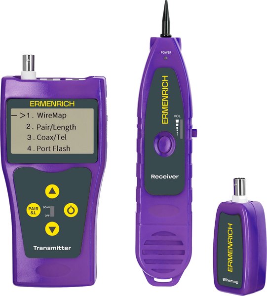 Кабельный тестер Ermenrich NetGeeks NP30 / 85301 - фото