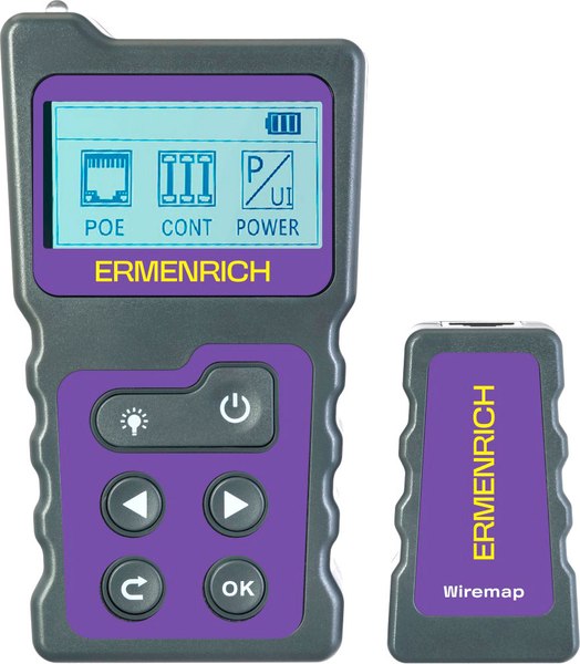 Кабельный тестер Ermenrich NetGeeks NP25 / 85299 - фото