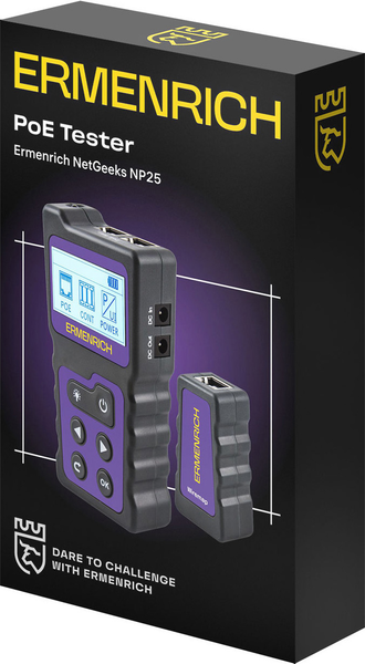 Кабельный тестер Ermenrich NetGeeks NP25 / 85299