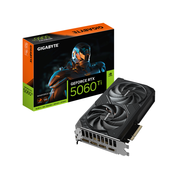 Видеокарта Gigabyte RTX5060TI 8GB (GV-N506TWF2OC-8GD)