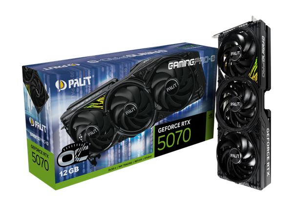 Видеокарта Palit RTX5070 GamingPro-S OC 12GB (NE75070T19K9-GB2050U)