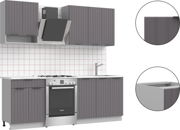 Кухонный гарнитур Arvento АНТА-плюс 1.6м