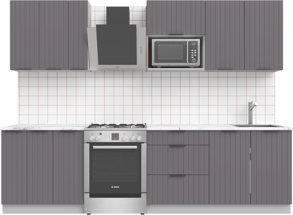 Кухонный гарнитур Arvento АНТА-плюс 2.2м