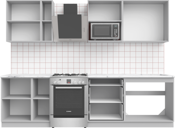 Кухонный гарнитур Arvento АНТА-плюс 2.2м