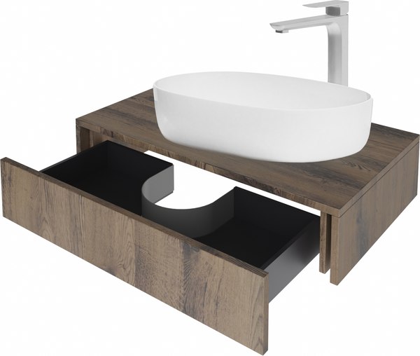 Тумба под умывальник ЗОВ Токио Премиум 80 / TP80AWPTOC2