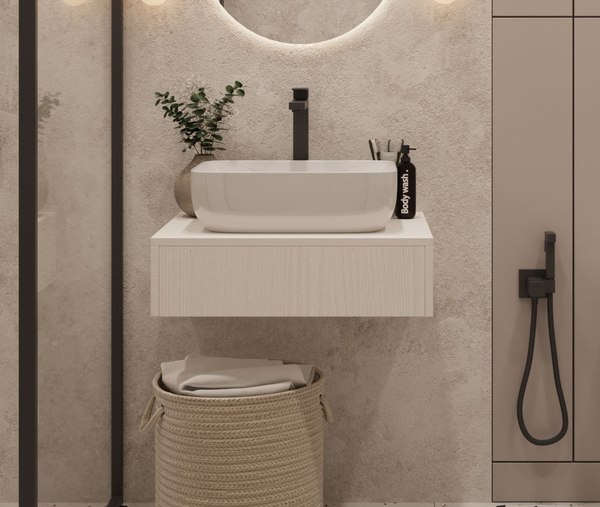 Тумба под умывальник ЗОВ Токио Премиум 60 / TP60WWPTOC2 - фото