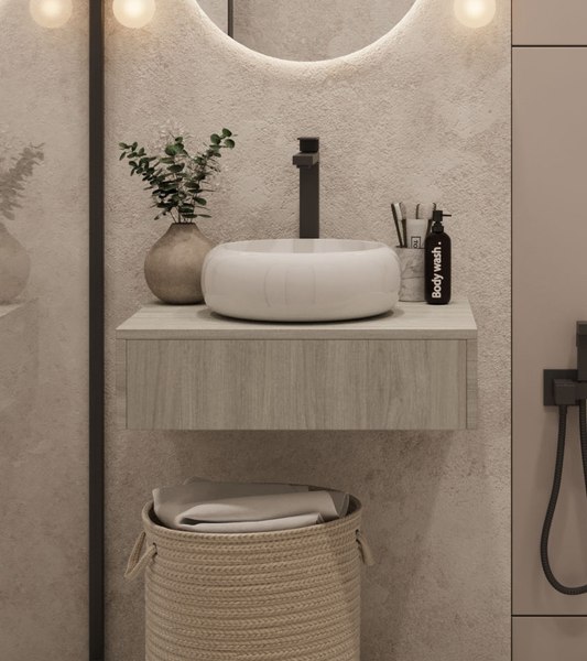 Тумба под умывальник ЗОВ Токио Премиум 60 / TP60ELSPTOC2 - фото