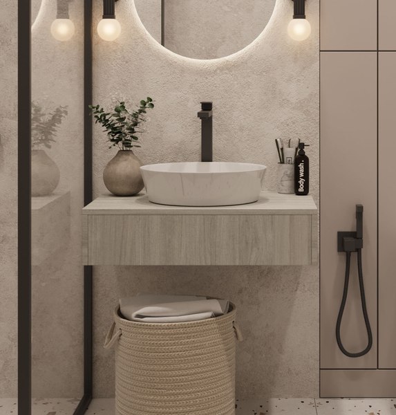 Тумба под умывальник ЗОВ Токио Премиум 70 / TP70ELSPTOC2 - фото