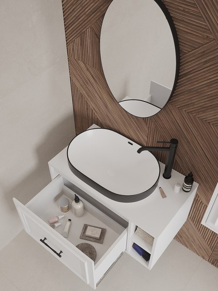 Тумба под умывальник ЗОВ Анталья 80 / A80LWMW1BC