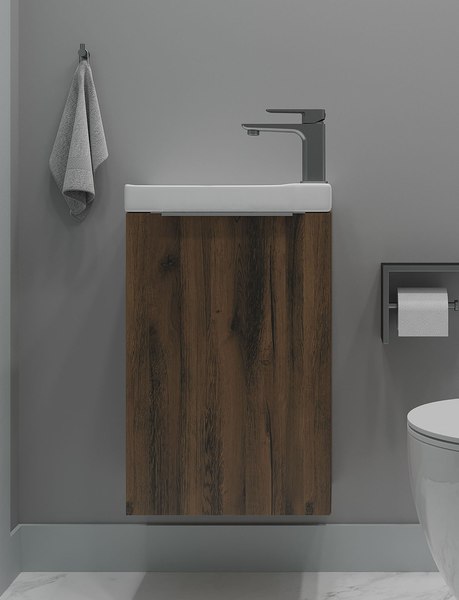 Тумба под умывальник ЗОВ Монови Слим 40 / S40LA0LA7091B - фото