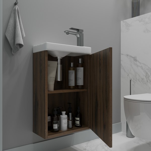 Тумба под умывальник ЗОВ Монови Слим 40 / S40LA0LA7091B