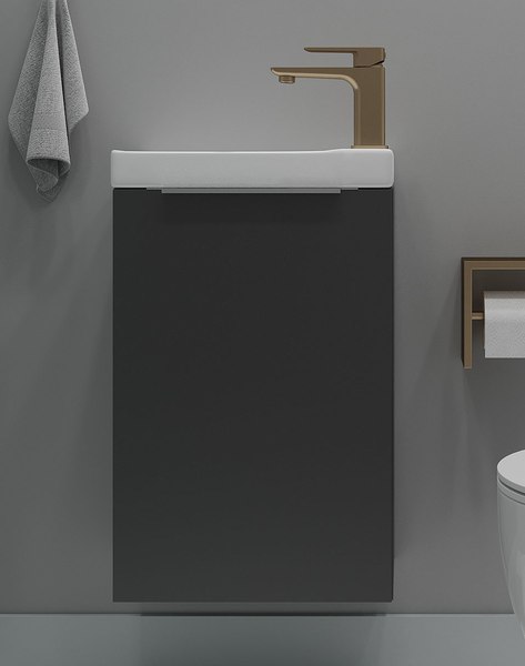 Тумба под умывальник ЗОВ Монови Слим 40 / S40LG0LG7091B - фото