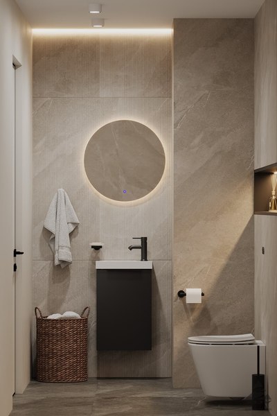 Тумба под умывальник ЗОВ Монови Слим 40 / S40LG0LG7091B