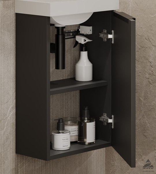 Тумба под умывальник ЗОВ Монови Слим 40 / S40LG0LG7091B