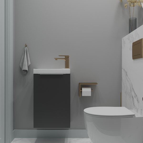 Тумба под умывальник ЗОВ Монови Слим 40 / S40LG0LG7091B