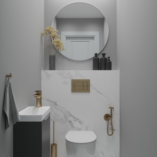 Тумба под умывальник ЗОВ Монови Слим 40 / S40LG0LG7091B