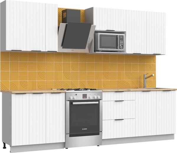 Кухонный гарнитур Arvento АНТА-плюс 2.2м - фото