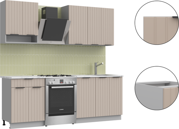 Кухонный гарнитур Arvento АНТА-плюс 1.6м