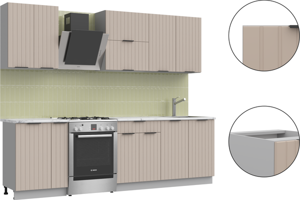 Кухонный гарнитур Arvento АНТА-плюс 2м