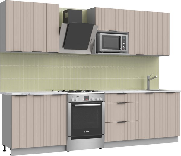 Кухонный гарнитур Arvento АНТА-плюс 2.2м - фото