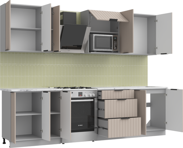 Кухонный гарнитур Arvento АНТА-плюс 2.2м