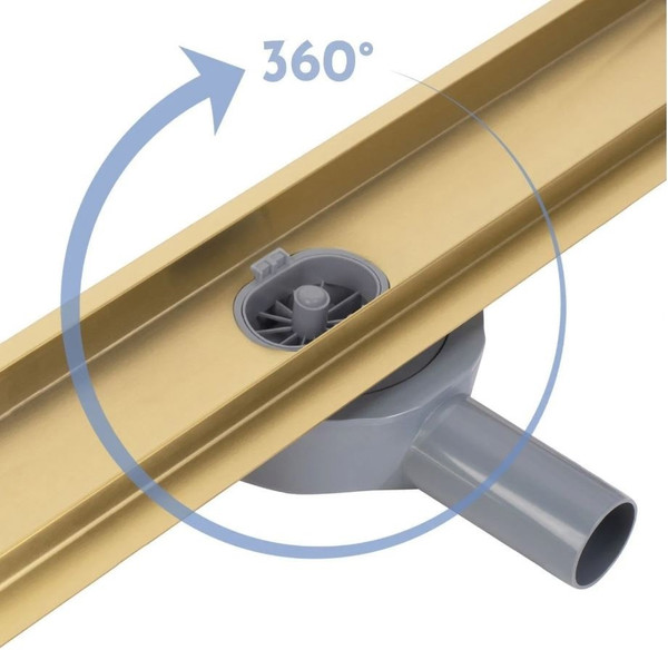 Трап для душа REA Neox Pro 900 Gold / G2739