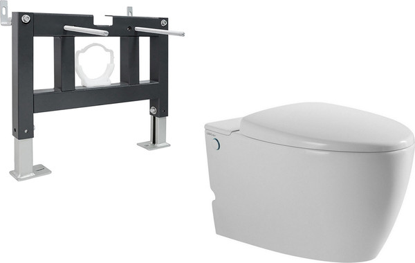 Унитаз подвесной с инсталляцией Abber Bequem AC1107P-AC0101P - фото