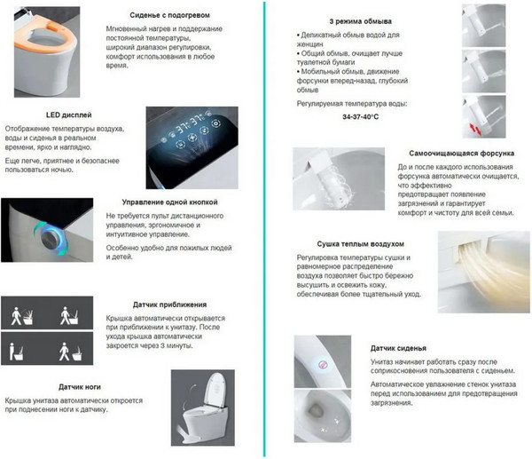 Унитаз подвесной с инсталляцией Abber Bequem AC1119S-AC0101P