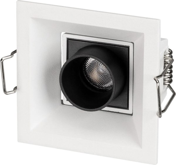 Точечный светильник Arlight MS-ORIENT-BUILT-TURN-TC-S67x67-3W Warm3000 WH-BK / 031927 - фото