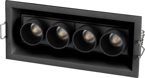 Точечный светильник Arlight MS-ORIENT-BUILT-TURN-TC-S67x150-10W Warm3000 BK-BK / 037208 - фото