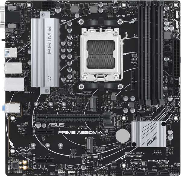 Материнская плата Asus Prime A620M-A-CSM - фото