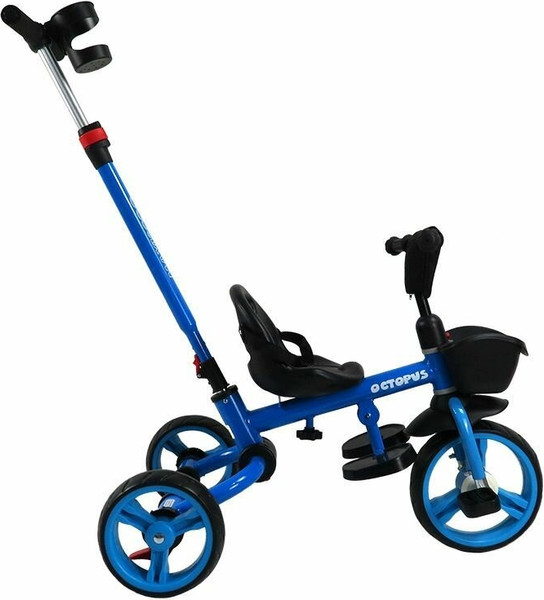Трехколесный велосипед с ручкой Maxiscoo Octopus 2023 / MSC-TCL2302BL
