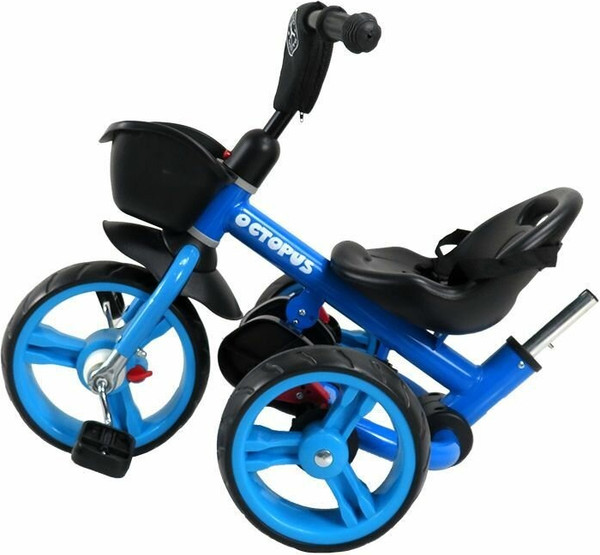 Трехколесный велосипед с ручкой Maxiscoo Octopus 2023 / MSC-TCL2302BL