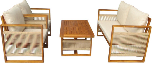 Комплект садовой мебели National Tree Company Из акации / TP6065.1.1