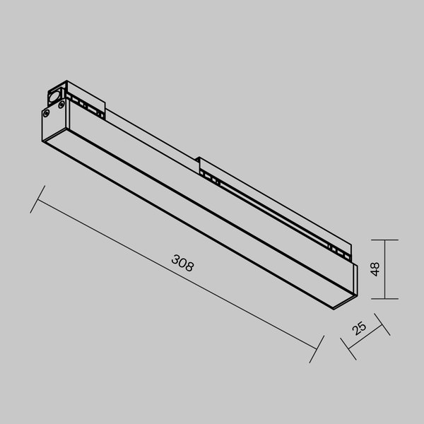 Светильник уличный Maytoni Basis O-TR02-1-S-12WB4K