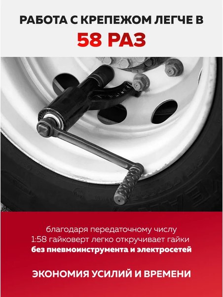 Гайковерт ручной ForceKraft FK-3411277 HS