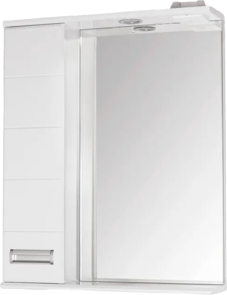 Шкаф с зеркалом для ванной Emmy Монтана 50 L - фото