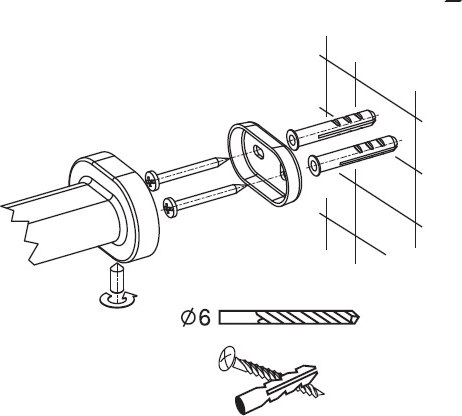 Ершик для унитаза Bisk 08623