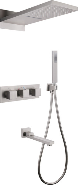 Душевая система со смесителем Abber Daheim AF8253SP - фото