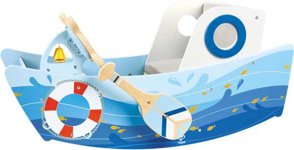 Качалка детская Hape Лодка / E1214_HP - фото