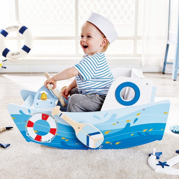 Качалка детская Hape Лодка / E1214_HP