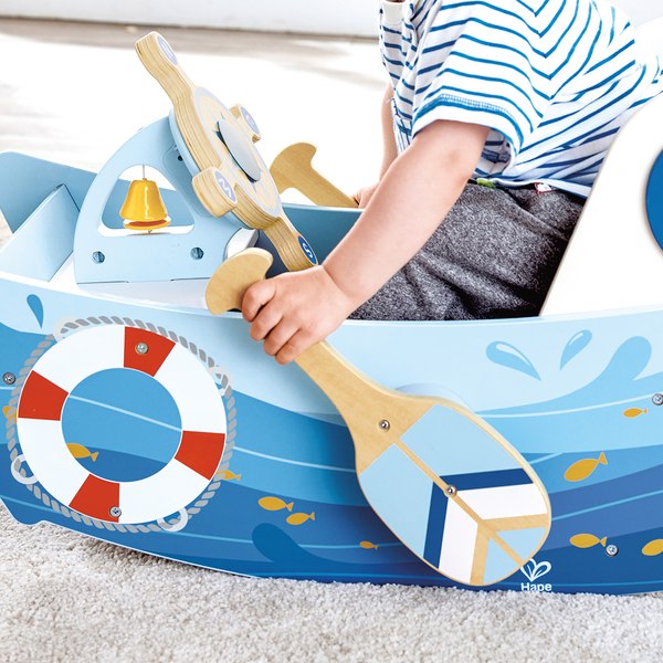 Качалка детская Hape Лодка / E1214_HP