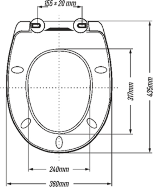 Сиденье для унитаза Еврокомфорт Океан Lux Абстракция соты зеленые 003773