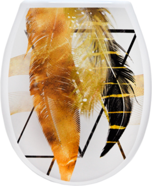 Сиденье для унитаза Еврокомфорт Океан Lux Панно 006420 - фото