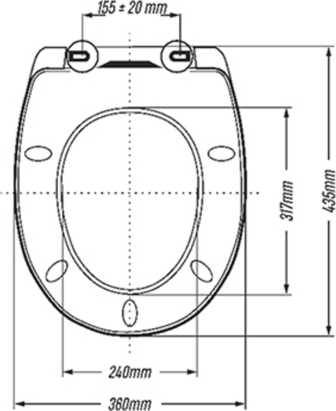 Сиденье для унитаза Еврокомфорт Океан Lux с детской накладкой 003731