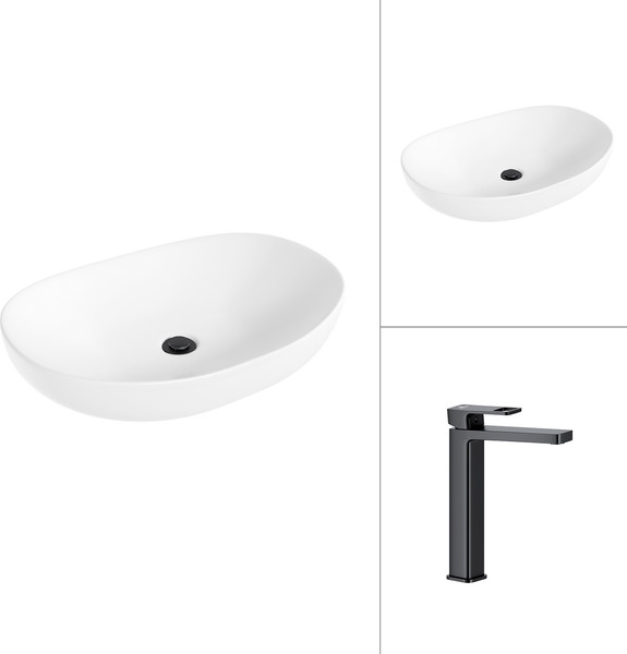 Умывальник со смесителем Lauter 21502 + Cascade 21СК0655BS - фото