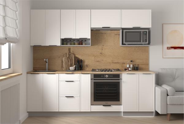 Шкаф-стол кухонный Arvento Корнелия Флок-плюс НШ60р без столешницы