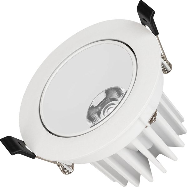Светильник уличный Arlight MS-FORECAST-BUILT-TURN-R102-12W Warm3000 WH-WH / 037188(1) - фото